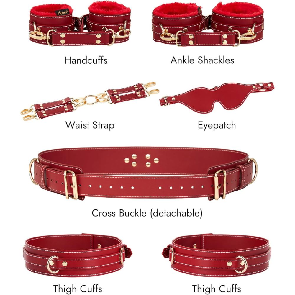 Crimson Restraint angle view by ViveVibe
